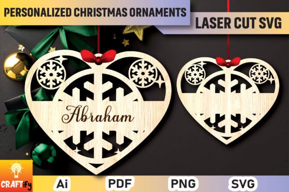 Download Personalized Christmas Ornaments SVG - Christmas ornament Collection