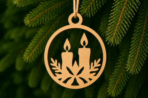 Download Christmas Ornament SVG, Laser Cut Design - Christmas ornament Collection