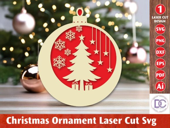 Download Christmas Ornament Laser Cut File - Christmas ornament Collection
