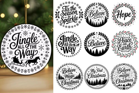 Download * Christmas Ornament SVG Bundle * - Christmas ornament Collection