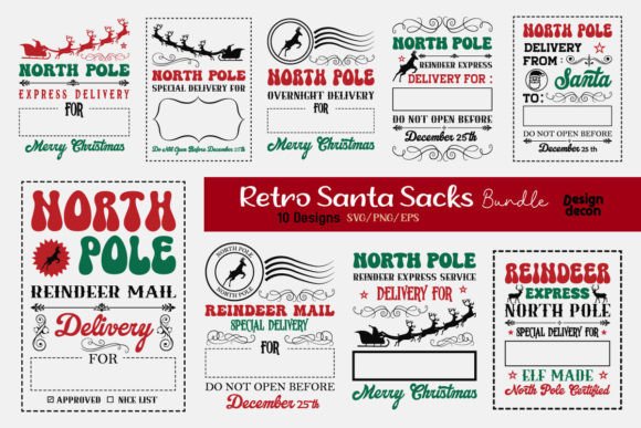 Download Retro Santa Sack Bundle - Premium Resources