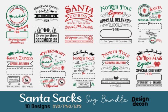 Download Christmas Santa Sack Bundle - Premium Bundle
