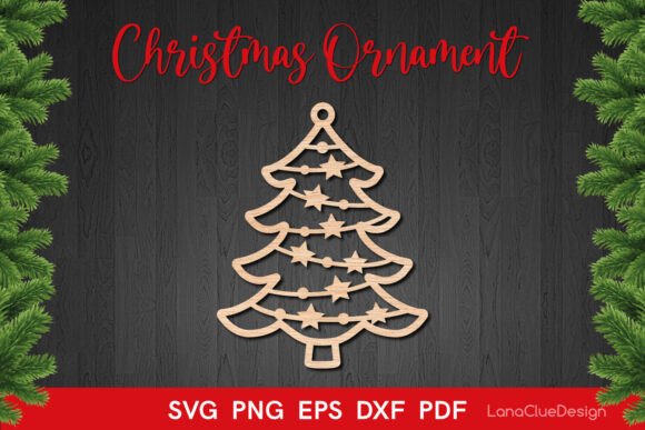 Download Fir Tree Christmas Ornament SVG - Christmas ornament Collection