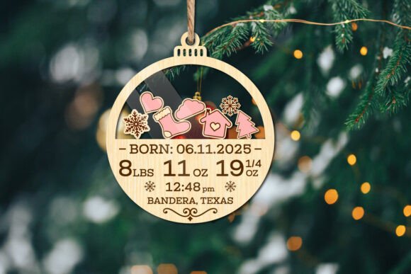 Download Baby's First Christmas Ornament SVG - Christmas ornament Collection