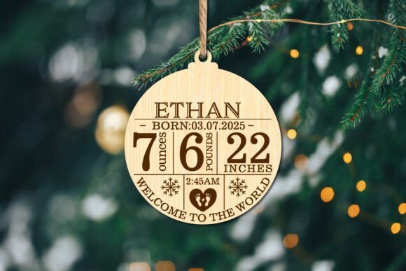 Download Baby's First Christmas Ornament SVG - Christmas ornament Collection
