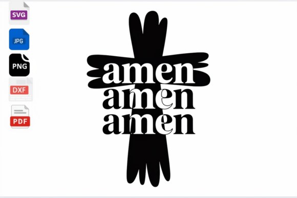 Download Amen Cross SVG Christian Faith Clipart - Premium Resources