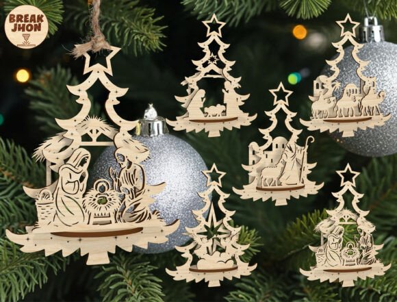 Download Nativity Christmas Ornament Svg - Christmas ornament Collection