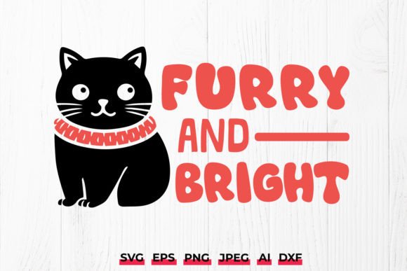 Download Furry and Bright Christmas Cat SVG - Christmas cat svg Collection