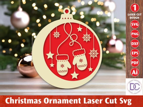 Download Christmas Ornament Laser Cut File - Christmas ornament Collection