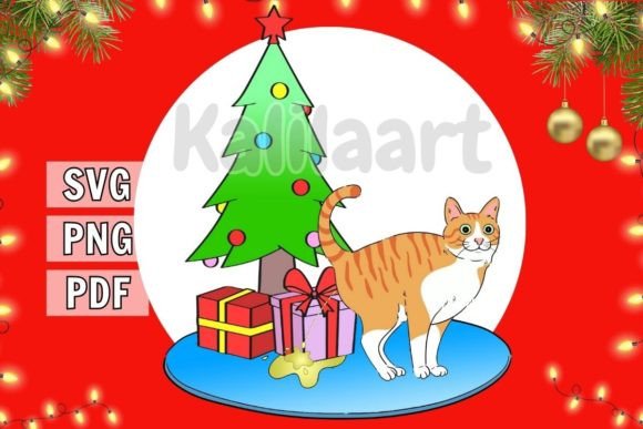 Download Funny Christmas Cat SVG - Christmas cat svg Collection