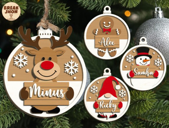 Download Personalized Christmas Ornament Svg - Christmas ornament Collection