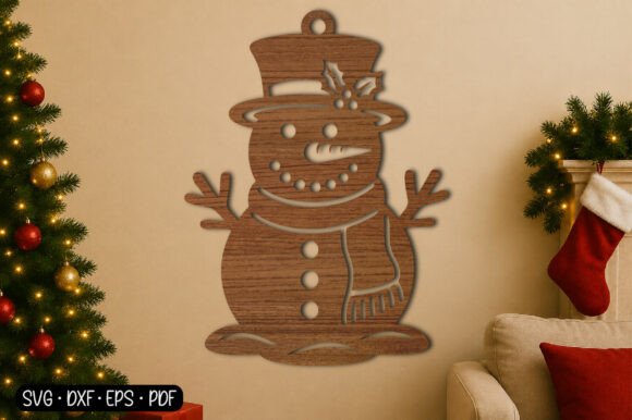 Download Snowman Christmas Ornament SVG - Christmas ornament Collection