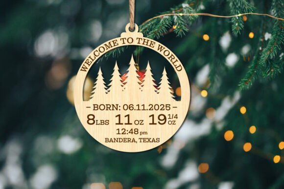 Download Baby's First Christmas Ornament SVG - Christmas ornament Collection