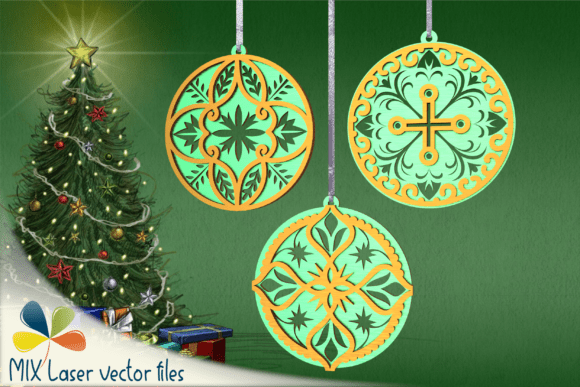 Download Christmas Ornament Laser Cut File - Christmas ornament Collection