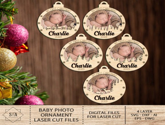 Download Baby First Christmas Ornament Svg - Christmas ornament Collection