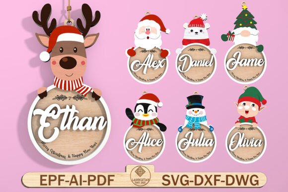 Download Personalized Christmas Ornaments Svg - Christmas ornament Collection