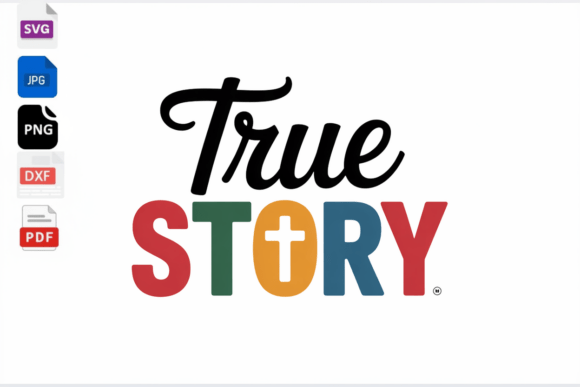 Download True Story Christian Cross SVG PNG JPG - Premium Resources